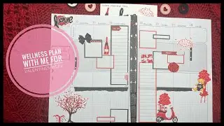 Wellness plan with me/Robin's planning nest stickers