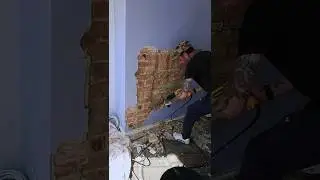 OPENING UP A FIREPLACE, BACK TO A BUILDERS RECESS.