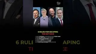 6 Rules to Escape the Rat Race | Wealth Tips #SuccessTips #WealthMindset #EscapeTheRatRace #Shorts