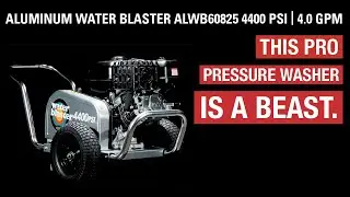 This professional pressure washer doesn't mess around.