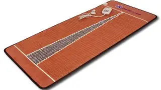 MediCrystal Classic Red-Brown Far Infrared Heating Professional Amethyst Mat