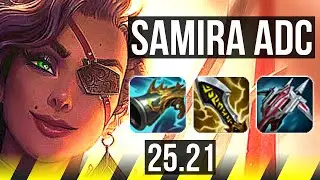 SAMIRA & Alistar vs JINX & Neeko (ADC) | Quadra, Legendary, 22/3/7 | EUW Master | 25.21