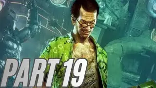 BATMAN ARKHAM KNIGHT FULL GAMEPLAY WALKTHROUGH PART 19 - RIDDLE ME THIS
