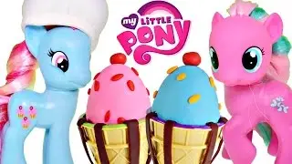 My Little Pony Princess Celebration Bakery with Play Doh Cupcake Surprise Eggs