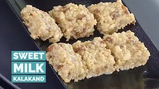 Kalakand  Indian Sweet Recipe - Easy  to make Kalakand with Broken - Curdled milk - Kalakand Recipe