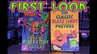Постеры MARVEL Classic Black Light, том 1 и том 2, первый взгляд