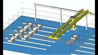 Double beam grab box type material scheme#bwcrane