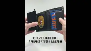 Badge And Wallet: PF-105 (Hidden Badge Wallet) #shorts