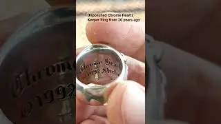 Chrome Hearts Keeper Ring made in 2003 via a Special Order