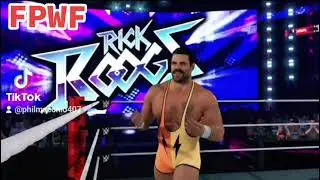 FPWF:WWE Grudge Match IC Championship #johnclaude vs #rickboogs #2k23content #myrise #FPWFanimation