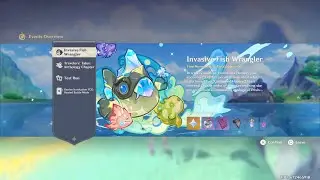 Invasive Fish Wrangler Full Event || Genshin Impact