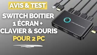 Partager Un Ecran Entre Deux PC / Ordinateurs [TEST DU BOITIER MAGIQUE KVM]