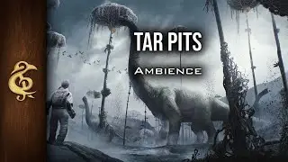 Tar Pits | Asphalt, Bubbles, Animals Ambience | 1 Hour #dnd