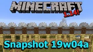 Minecraft 1.14 Snapshot 19w04a- Stone Cutter Functionality, Scaffolding Changes!