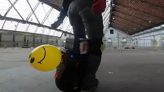 They haunt me the smiley face and Fred Bonus micro-mobility winter games Belgium Wheelers