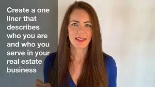 Create Your One Liner In Your Real Estate Business with Cheryl Spangler REALTOR&reg;