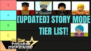[UPDATED] STORY MODE TIER LIST ALL STAR TOWER DEFENSE!