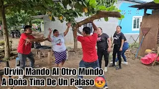 🚨Santo Dios Urvin Le PARTI0 La Cara A Doña Cristina Con Este Gran Palo😡