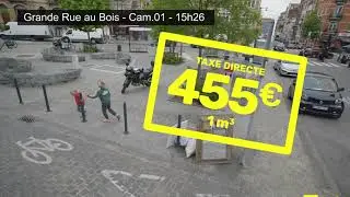 Schaerbeek, Grande rue au Bois, 15h26 : pris sur le fait 😱 #Schaerbeektoutpropre