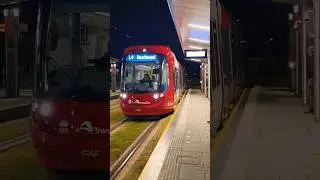 Sydney after dark hits different 💙 #train #tram #parramatta #lightrail #sydney #nswtrains #travel