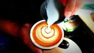 How to Make Latte Art Wing Heart