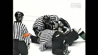 Barry Dreger vs Darin Kimble IHL Jan 9/98