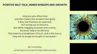 Inner Growth - Wisdom - Healing - Positive Self-Talk - WEEK 1: Emotions are Energy