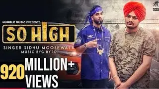 So High | Official Music Video | Sidhu Moos...
