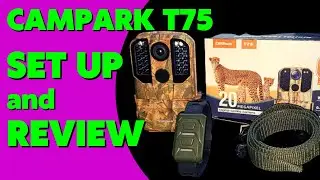 Campark T75  | SETUP AND REVIEW | Digital Wildlife Camera 20MP