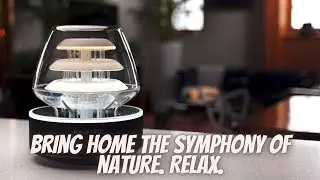 HaloFalls - Indoor Waterfall + Bluetooth Speakers + Lamp