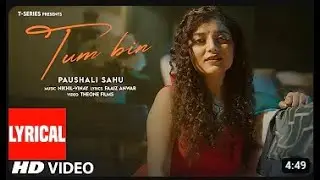 Tum Bin With Lyrics: Paushali Sahu | Nikhil-Vinay | Faaiz Anwar