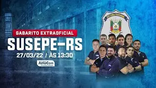 GABARITO EXTRAOFICIAL SUSEPE RS - AlfaCon
