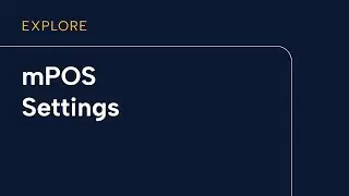 mPOS Settings