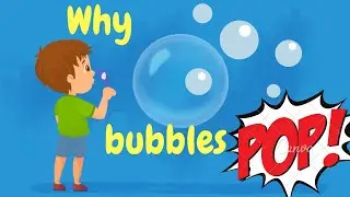 Why does bubble pop? | Surface Tension | Soap Bubbles