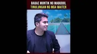 Babae Muntik Nang Mabudol, Tinulungan ng mga Waiter | Tagalog Short Film