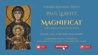 Paul Leavitt Magnificat #4 Fecit Potentiam 1 staff alto