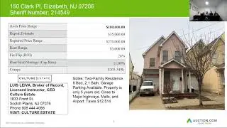 150 CLARK PL, ELIZABETH, NJ - 07206