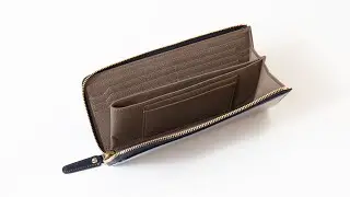 Made to order Cordovan L zipper wallet.