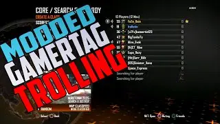 Black Ops 2 Modded Gamertag Trolling + Reactions !