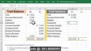Saxida Xisaabta :Trail Balance Correction, Af-Somali
