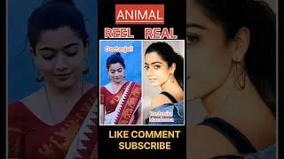 Animal Movie Reel Vs Real Cast With Name  #bollywood #animal