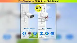 Hiseeu 5MP WiFi CCTV Camera Security System Kit 16CH NVR Recorder Set P2P Outdoor Wireless IP
