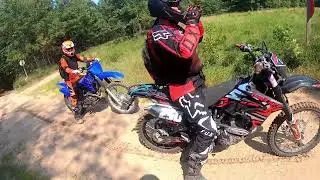 Nick - Helmet Cam - Rose City dirt biking - Part 1