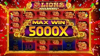 5 Lions Megaways™   Compramos 5 bonos misteriosos , Maxwin? super Jackpot?
