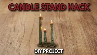Easy DIY Candle Holder #artscraft #candle #handmade #diy #youtube #homedecor #craft #craftideas