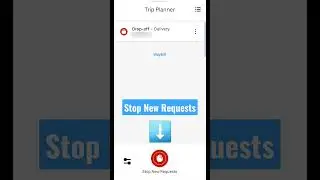 Как остановить новые запросы на поездки в Uber Eats, пока вы работаете над другим заказом. #ubereats