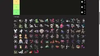 Ich ranke alle Unlicht-Pok&eacute;mon in einer Tierlist