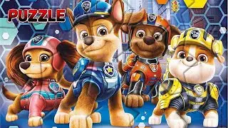 Solving jigsaw puzzle for kids PAW Patrol 15🧩 Fun Learning with Danik and Lesha