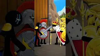 Xiphos, Atreyos vs King Zarek, Golden Speartons | Stick War Legacy #stickwar3 #short