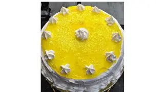 Bakery style pineapple cake at home !! From sponge to icing detailed recipe | 
